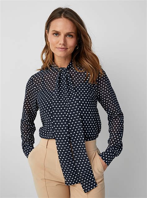 Polka Dot Michael Kors Blouses + FREE SHIPPING .